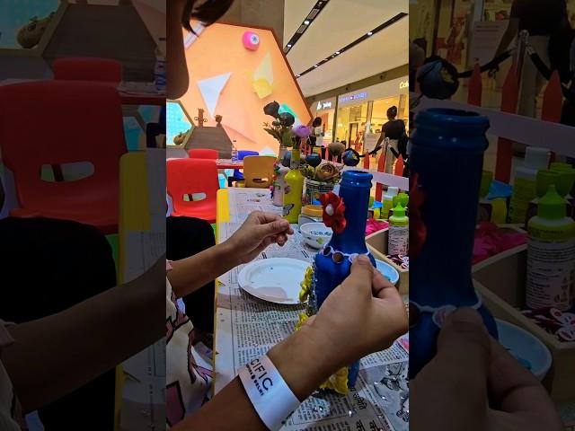Hand craft amazing creativity done by Radha in Delhi competition
