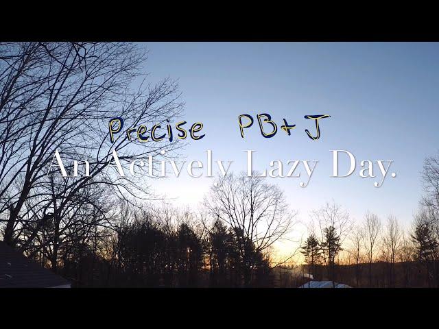 Actively Lazy Day | Precise PB&J | Vlog