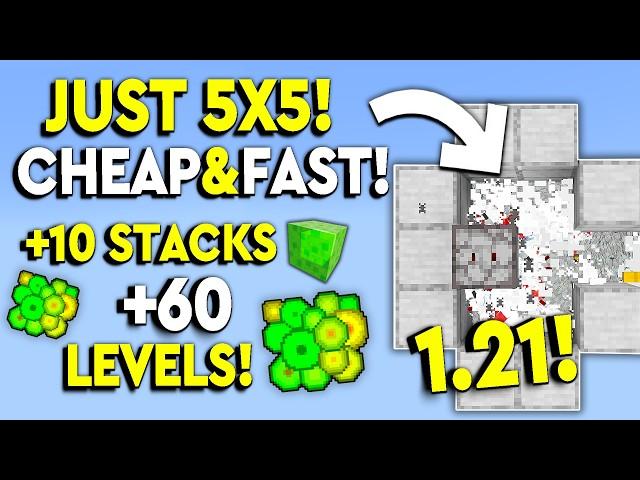 BEST 1.21 XP Farm Minecraft Tutorial - 60 Levels In 1 Minute!