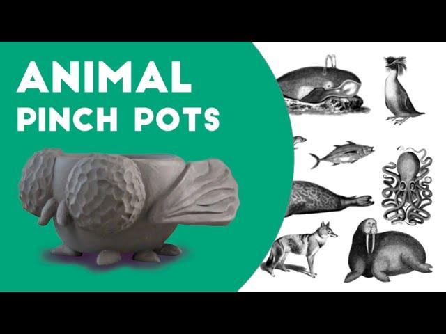 How to Make Animal Pinch Pots with Clay