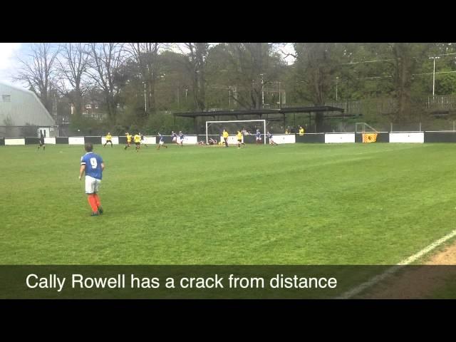 Cally Rowell has a crack from distance Sunday 4th May 2013