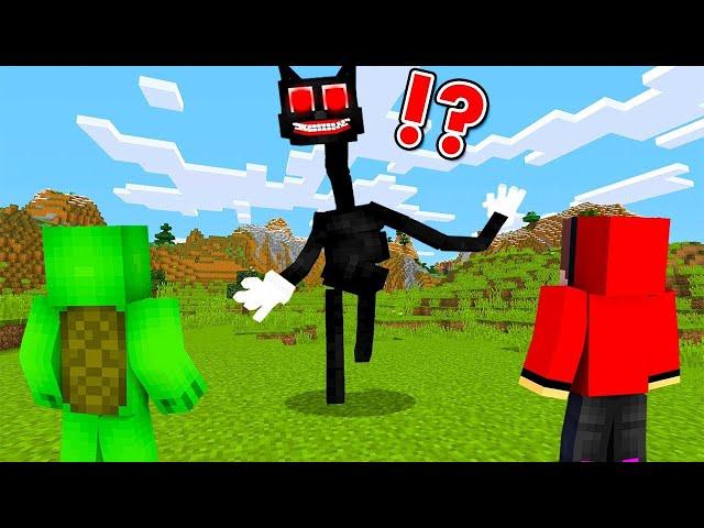 Cartoon Cat vs Security House - Minecraft