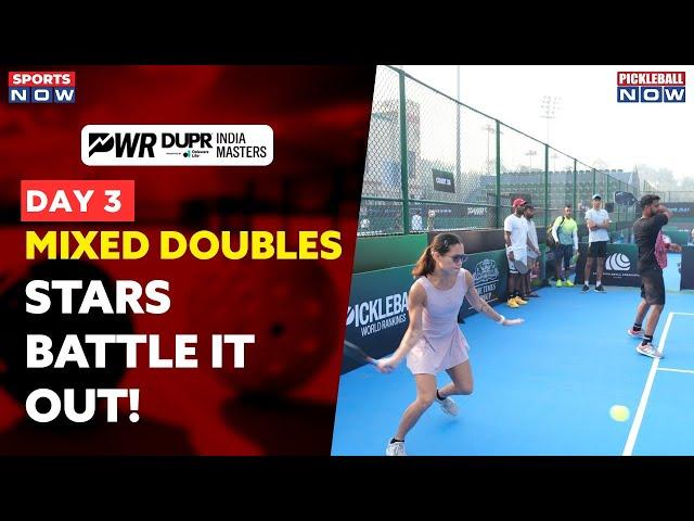 Watch Live: Exciting Day 3 Matchups at PWR DUPR India Masters 2024 | Mixed Doubles Showdown