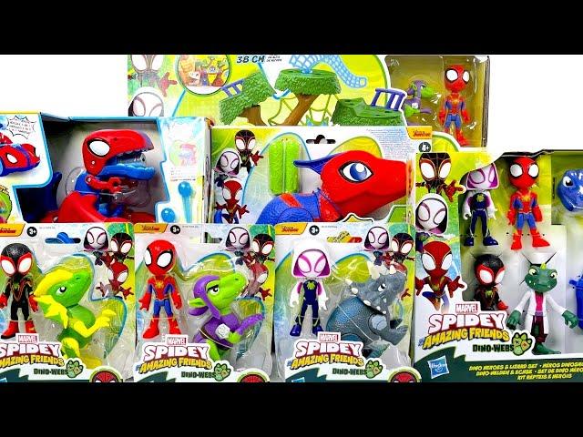 NEW Marvel Spidey and His Amazing Friends Dino Webs Unboxing Review | Spidey Rex Racer ASMR