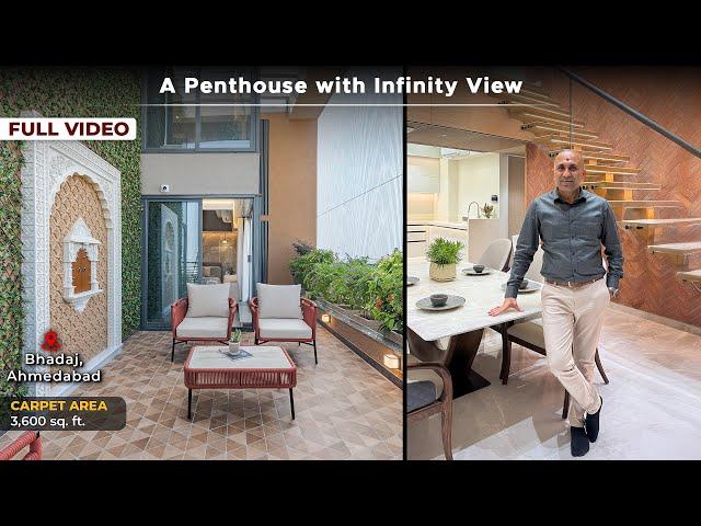 A Penthouse with Infinity View | Ahmedabad | Prashant Parmar Architect | #interiordesign #home