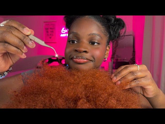 ASMR Relaxing Scalp Plucking & Massage ‍️