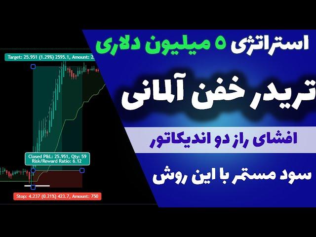 استراتژی خفن‌ترین تریدر آلمان | افشای راز کسب سود از دو اندیکاتور