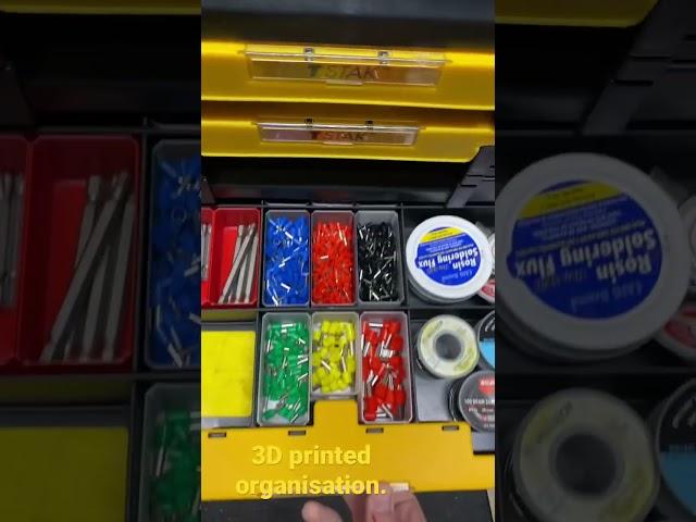 Organising my ​#dewalt drawers with 3D printing. #aussiemaker #3dmaker #3dprinting #diy #organising