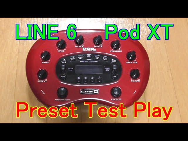 【POD XT】Presets Test Play - Line 6