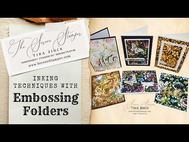 MAGICAL Embossing Folder Technique +  Hybrid Folder & Dies!