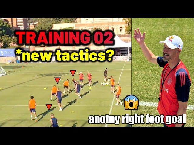 Ten Hag's new tactical training for Man United in America