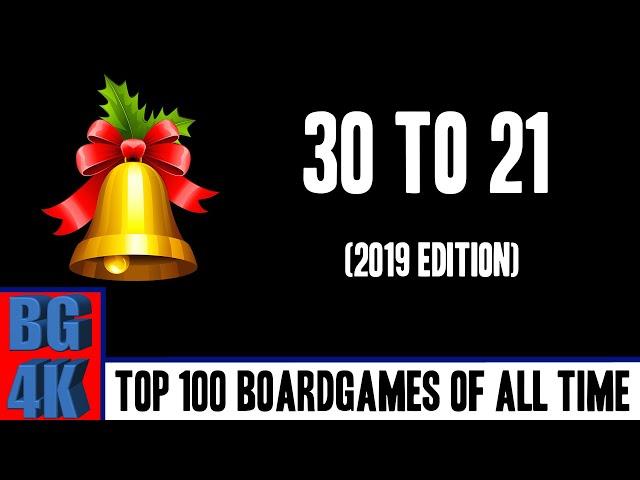 Top 100 Boardgames Of All Time (2019)