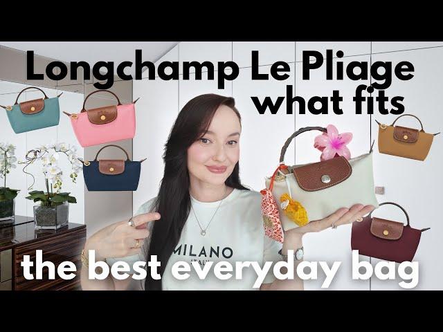 Longchamp Le Pliage Pouch with Handle Review and What's in my bag