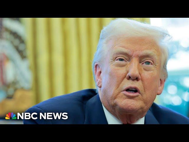 WATCH: Trump holds a Cabinet meeting | NBC News