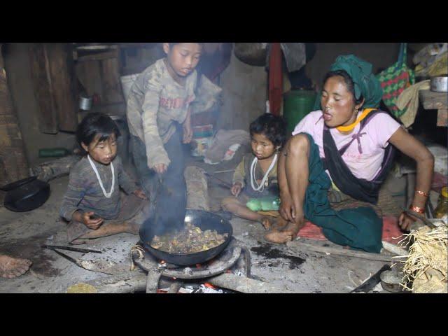 Organic village life || Cooking meat and vegetables in the village