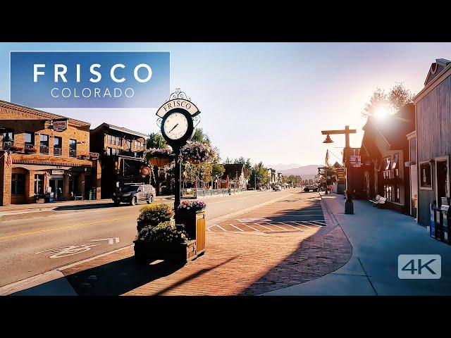 Frisco Colorado at Sunrise - Cinematic Walking Tour