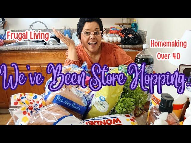 HUGE WEEKLY FRUGAL GROCERY HAUL AND HOMEMAKING LIFE OVER 40