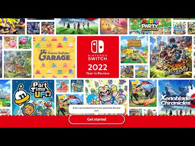 Check your Switch stats! Nintendo Switch Year In Review 2022