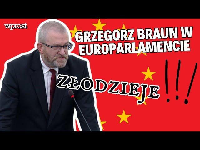 Braun krzyczał w europarlamencie podczas głosowania przeciw Rosji