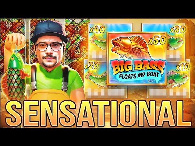 *NEW* BIG BASS FLOATS MY BOAT was BROKEN (SENSATIONAL 1,000x WIN )