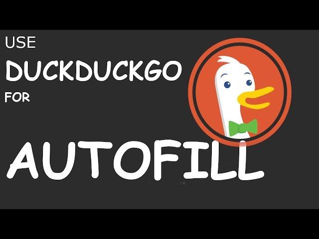 Using the DuckDuckGo Instant Answer API for autofill