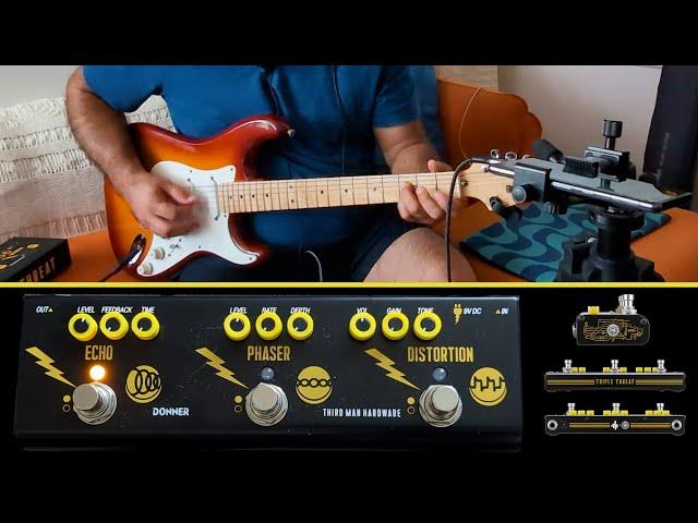 Donner X (Third Man Hardware) - Triple Threat Guitar FX Pedal Review!