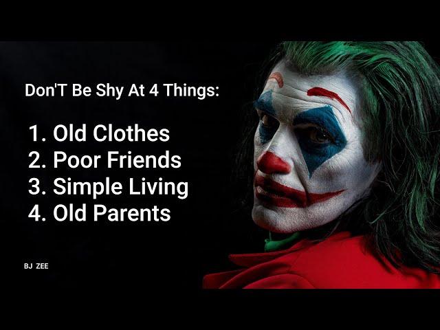 Joker Quotes About LiFe [ BJ ZEE Quotes ]