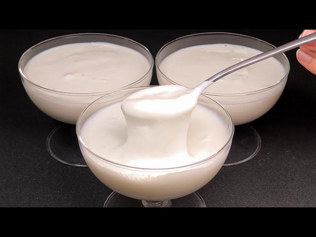 Don't buy yogurt! Simple and delicious recipe from 1 liter milk in just 5 minutes!