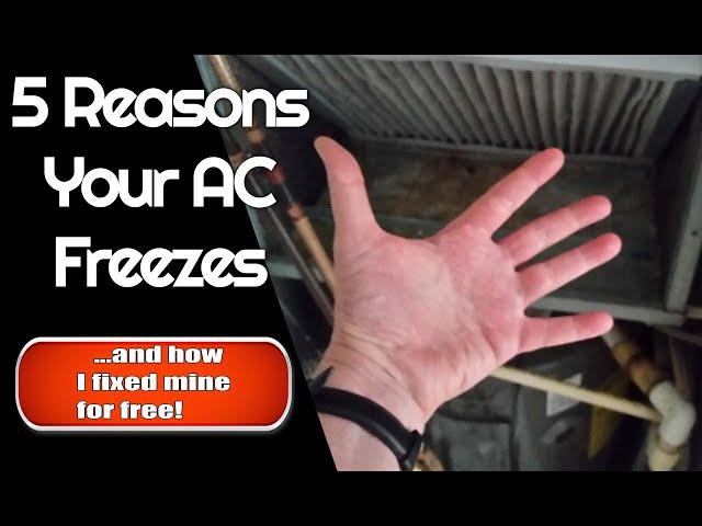 5 reasons your ac freezes & how I fixed mine for free