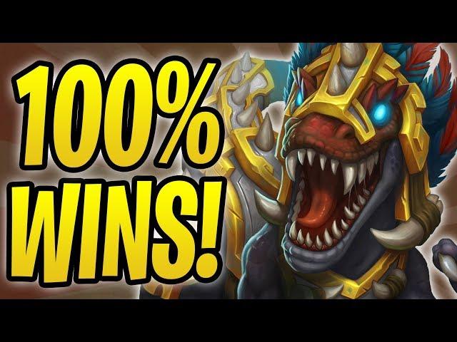 *100%* WINRATE WITH GONK OTK DRUID! | Gonk, the Raptor | Rastakhan's Rumble | Hearthstone