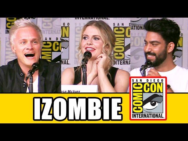 iZOMBIE Season 3 Comic Con Panel (Part 1) - Rose McIver, Aly Michalka, David Anders, Rahul Kohli