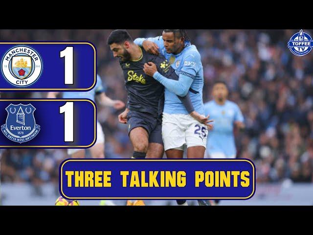 Manchester City 1-1 Everton | 3 Talking Points