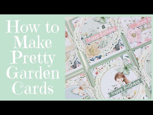 DIY Card Making Tutorial ~ Cottage Garden Printable