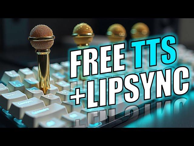 Free Text To Speech in Any Voice with Lipsync | E2 F5 TTS Tutorial + FaceFusion 3 | Zero Shot TTS