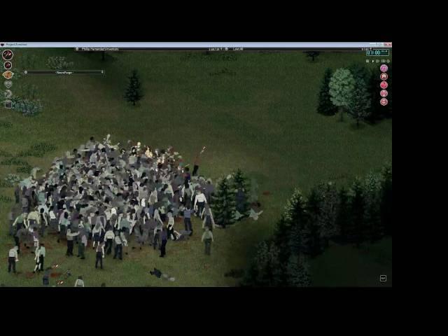 100 Survivors vs 1000 Zombies - Project Zomboid