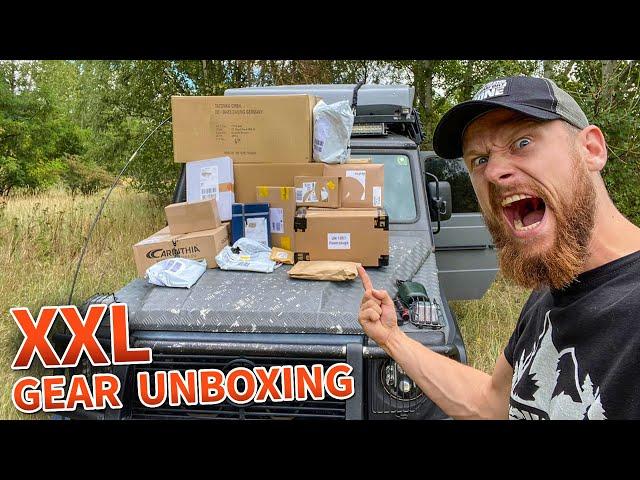 XXL Gear UNBOXING #01 | 24h Survival Ausrüstung für kommende Projekte | Fritz Meinecke