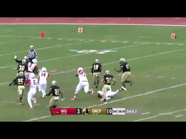 UNCP Football Highlights vs Wheeling 10/9