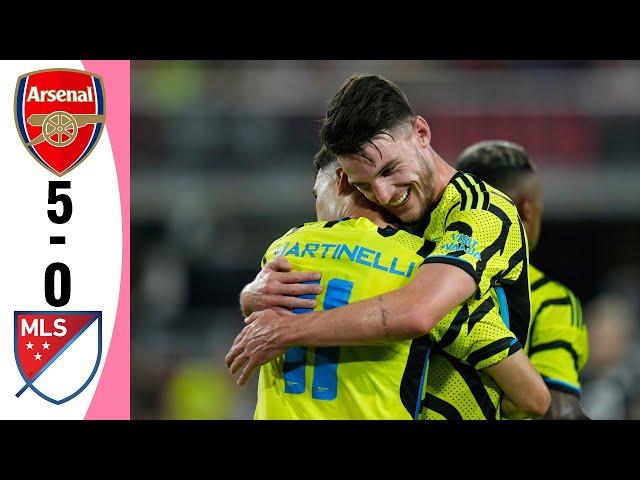 Rice Debut & Havertz Goal  | Arsenal 5-0 MLS All Stars  Highlights  | 2023 US Tour  |