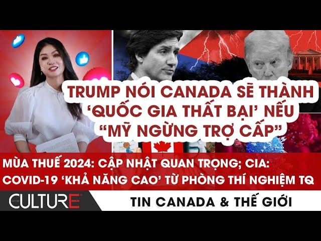 Canada CẢNH BÁO TRƯỚC MÙA DỊCH đông khách; CẬP NHẬT QUAN TRỌNG cho mùa THUẾ 2024 | TIN CANADA-TG