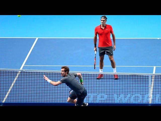 Only Roger Federer can TOY with Opponents like this...