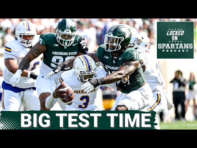 MSU football run defense can show how strong it is; What % chance does MSU have to win each game?