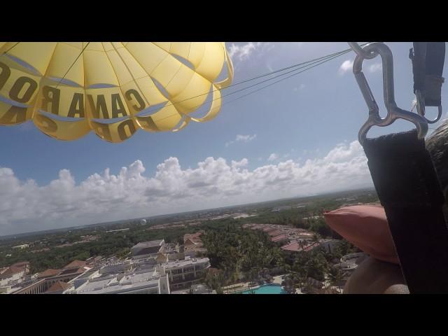 Parasailing in Punta Cana with my little sweet Daughter Antonella Comaschi