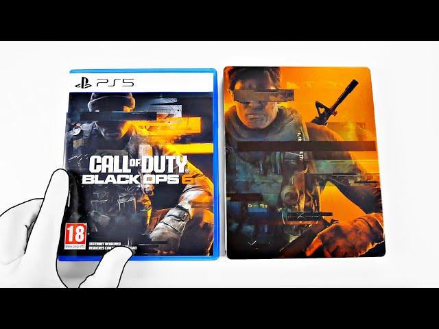 Call of Duty Black Ops 6 + Steelbook PS5 Unboxing