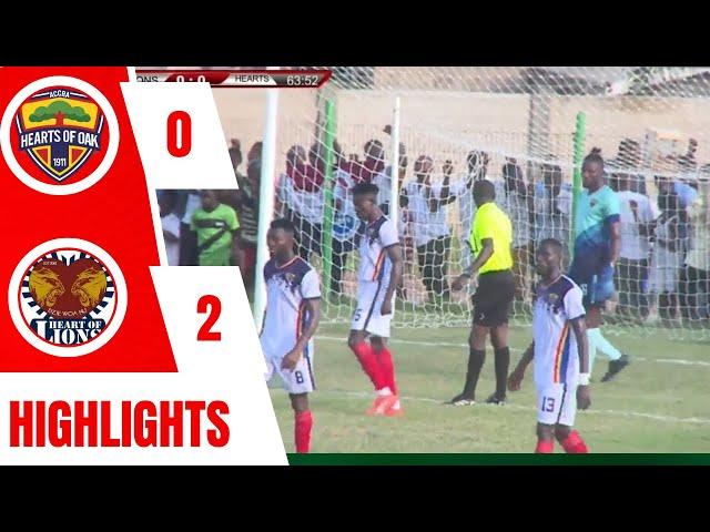 HEARTS OF LIONS 2-0 HEARTS OF OAK || GOALS AND CHANCES || EXTENDED HIGHLIGHTS