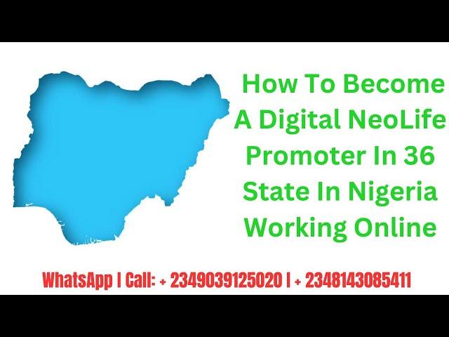 How To Become A Digital NeoLife Promoter In  36 State In Nigeria  Working Online