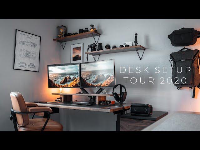 My Dream Desk Setup 2020 | Solid Wood + Standing Desk