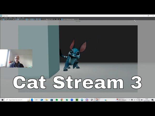 Cat 3D Animation LIVE Stream - Part 3