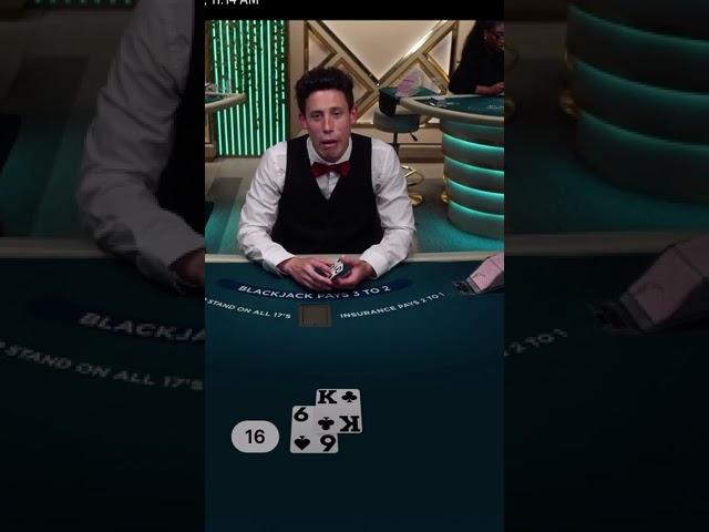 I don’t even know anymore  #blackjack #infinite #onlinegambling #gambling #casino #shortsviral