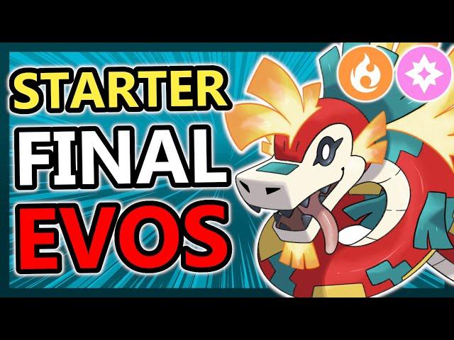 GEN 9 STARTER Final Evolution Predictions!