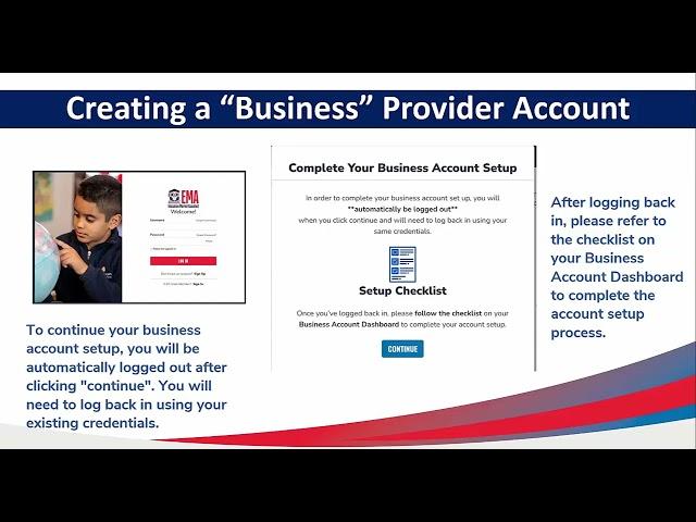 EMA Account Set-Up for Providers: Part I